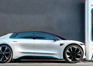 Punto de recarga para coches eléctricos